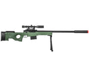 UKARMS L96 Bolt Action Airsoft Sniper Rifle w/ Scope, Bipod & Laser