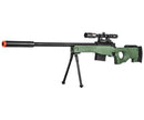 UKARMS L96 Bolt Action Airsoft Sniper Rifle w/ Scope, Bipod & Laser