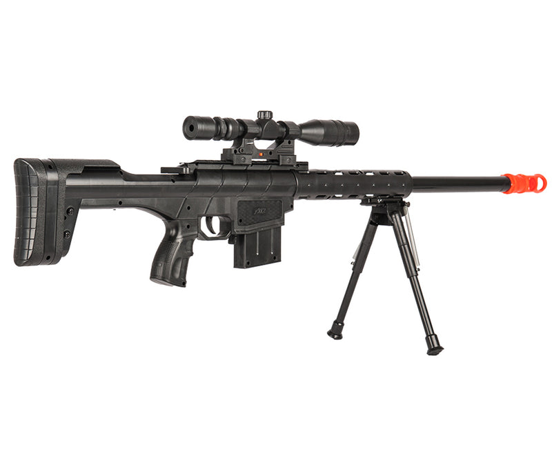 UKARMS P2912A Bolt Action Airsoft Sniper Rifle w/ Scope & Bipod
