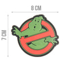 G-FORCE Ghostbuster "No Ghost" Hook & Loop Airsoft PVC Morale Patch