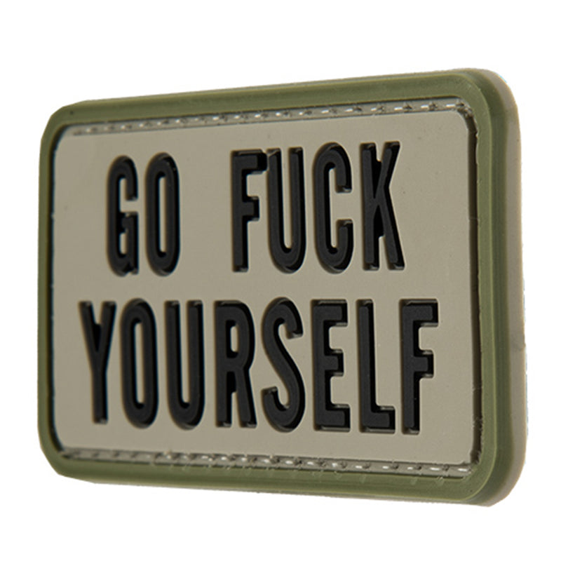 G-FORCE Go Fuck Yourself Tactical Hook & Loop PVC Morale Patch