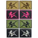G-FORCE Mudflap Girl w/ Rifle Hook & Loop Tactical PVC Morale Patch
