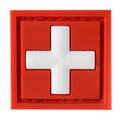 G-FORCE Square MEDIC Logo Hook & Loop Airsoft PVC Morale Patch