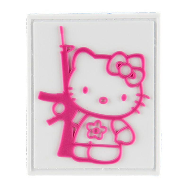 G-FORCE Kitty with Rifle Hook & Loop Airsoft PVC Morale Patch