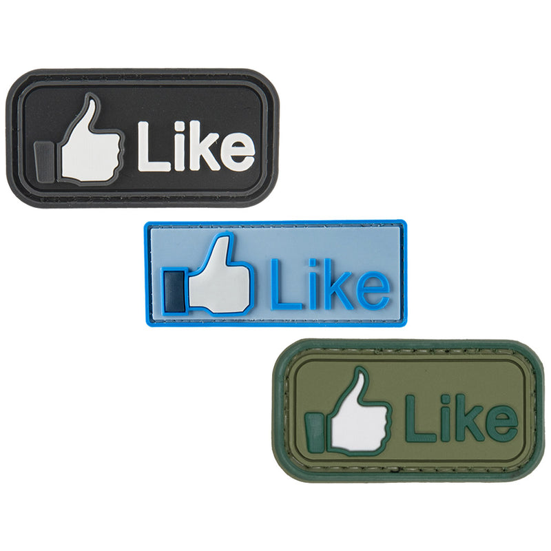 G-FORCE LIKE Button Hook & Loop Tactical Airsoft PVC Morale Patch