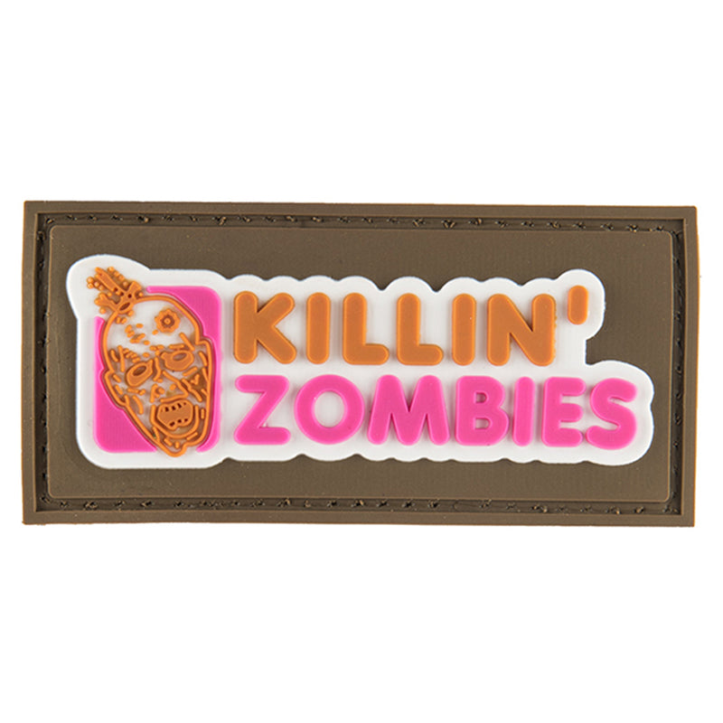 G-FORCE Killin' Zombies Tactical Hook & Loop PVC Morale Patch