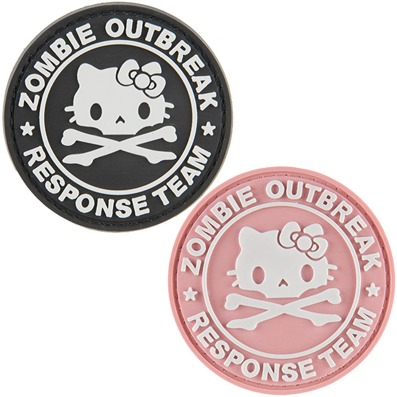 G-FORCE Zombie Outbreak Response Team Kitty Hook &  Loop PVC Morale Patch
