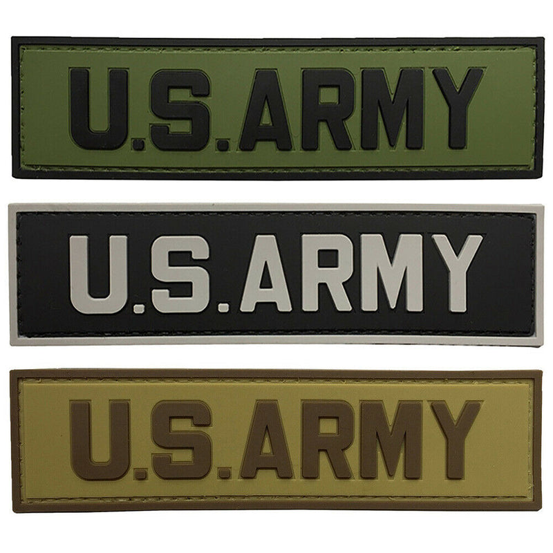 G-Force U.S. Army PVC Morale Patch ( Black / Grey ) 