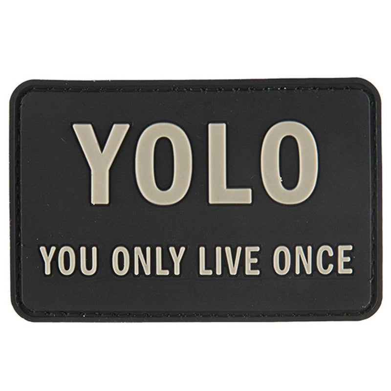 G-FORCE YOLO You Only Live Once Tactical Hook & Loop PVC Morale Patch