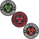 G-FORCE Zombie Outbreak Response Team Biohazard Hook &  Loop PVC Morale Patch