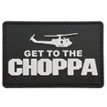 G-FORCE GET TO THE CHOPPA Tactical Hook & Loop PVC Morale Patch