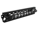 PTS Fortis 12" REV Free Float Keymod Rail System - Black