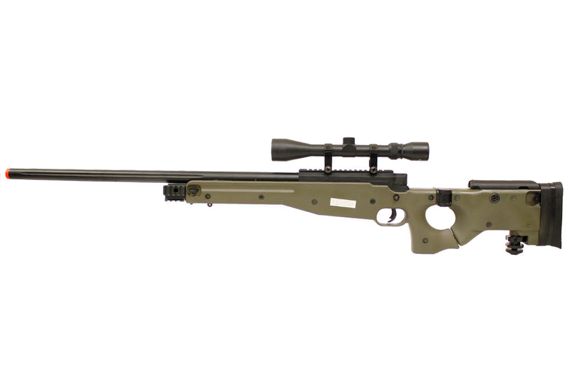 TSD L96 AWP Sniper Rifle Bolt Action Airsoft Gun OD Green with Scope