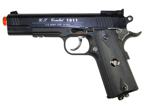 TSD Tactical SDCBP601BBBH CO2 Blowback M1911 Metal Slide Pistol Black