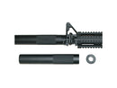 JBU 9.5" Metal Barrel Extension Silencer for Airsoft Guns 14mm CCW