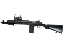 TSD M14 SOCOM RIS Airsoft Spring Sniper Rifle with Red Dot - Black