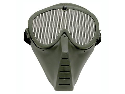 TSD  Tactical Rubber Mesh Face Mask for Airsoft Only