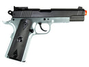 TSD M1911 Tactical Airsoft Spring Pistol - Black and Silver