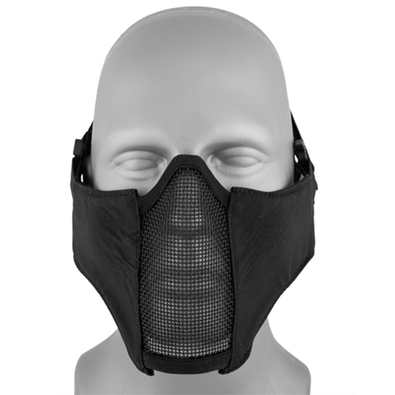 Lancer Tactical MERCENARY Airsoft Lower Face Steel Mesh Half Mask