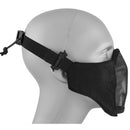Lancer Tactical MERCENARY Airsoft Lower Face Steel Mesh Half Mask