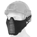Lancer Tactical MERCENARY Airsoft Lower Face Steel Mesh Half Mask