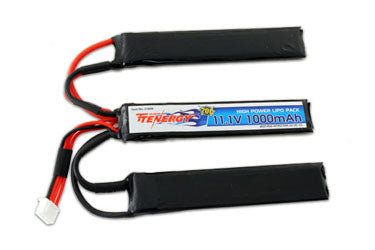 Tenergy 11.1v 1000mAH 20C Crane Stock Butterfly Type LIPO Battery