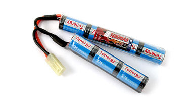 Tenergy 8.4V 1600mAh Nunchuck Rechargeable Battery for Airsoft Guns
