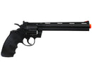 TSD 8" Spring Powered Airsoft Revolver by UHC - Black