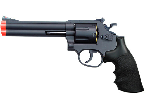 TSD Dirty Harry 6 inch 357 Magnum Revolver Spring Airsoft Gun Black