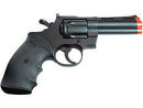 TSD 4 inch 357 Magnum Revolver Plastic Spring Airsoft Gun Black