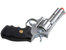 TSD 4 inch 357 Magnum Revolver Plastic Spring Airsoft Gun Silver