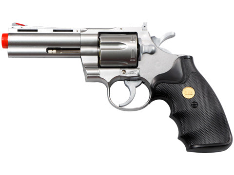 TSD 4 inch 357 Magnum Revolver Plastic Spring Airsoft Gun Silver