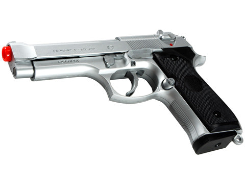 TSD High Quality M92F Pistol Silver Plastic Spring Airsoft Gun