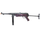 AGM Full Metal MP40 WWII Airsoft Submachine Gun AEG - Black / Brown