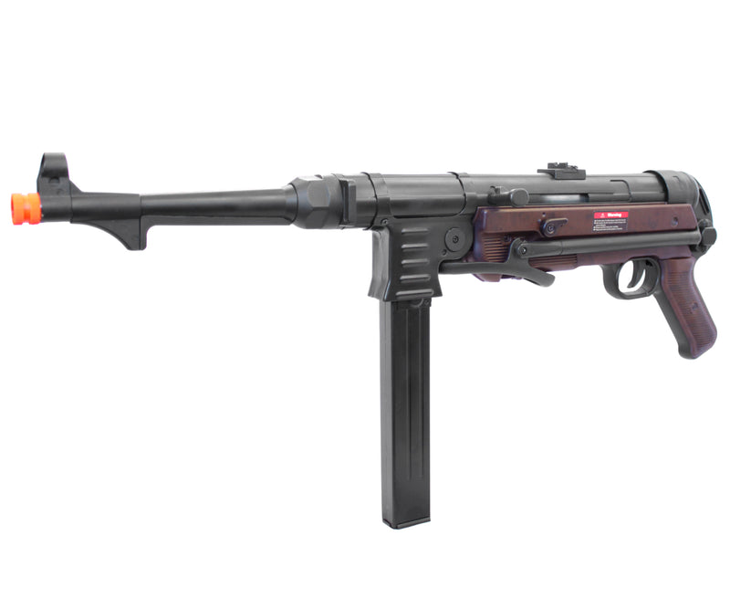 AGM Full Metal MP40 WWII Airsoft Submachine Gun AEG - Black / Brown