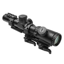 VISM Evolution 1.1-4x24 Variable Zoom Illuminated Blue / Green Rifle Scope w/ SPR Mount