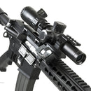 VISM Evolution 1.1-4x24 Variable Zoom Illuminated Blue / Green Rifle Scope w/ SPR Mount