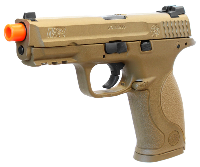 Smith & Wesson M&P 9 Full Size Gas Blowback Airsoft Pistol by VFC - Tan