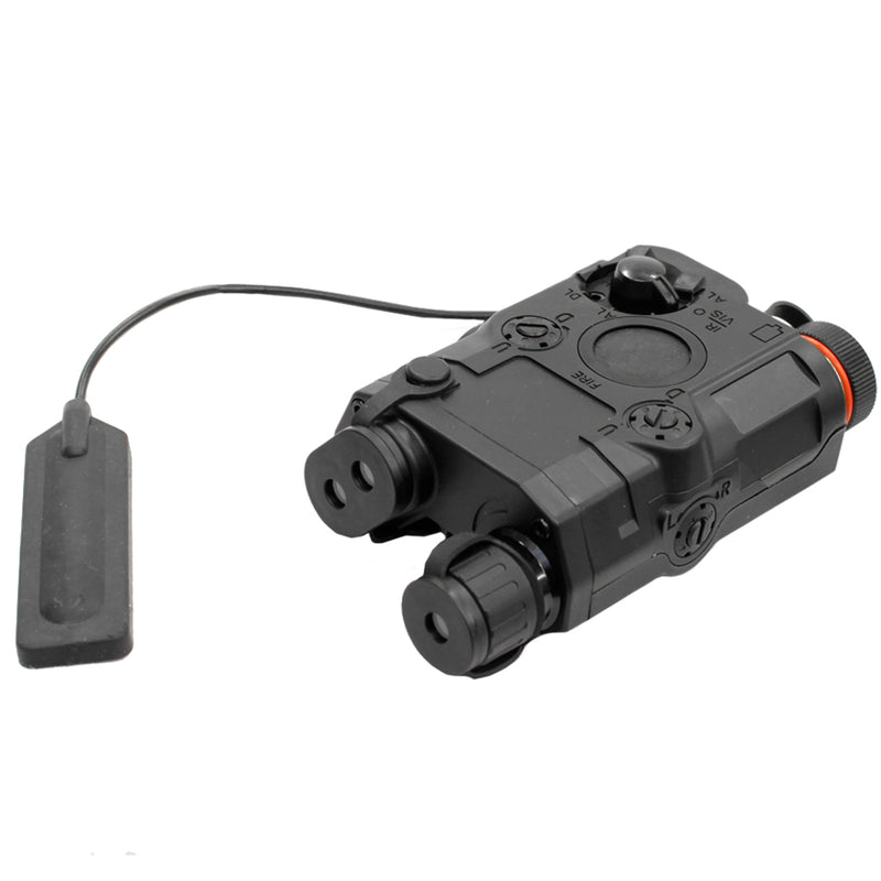 VFC PEQ-15 Illuminator LED Light & Laser with Pressure Switch - Black