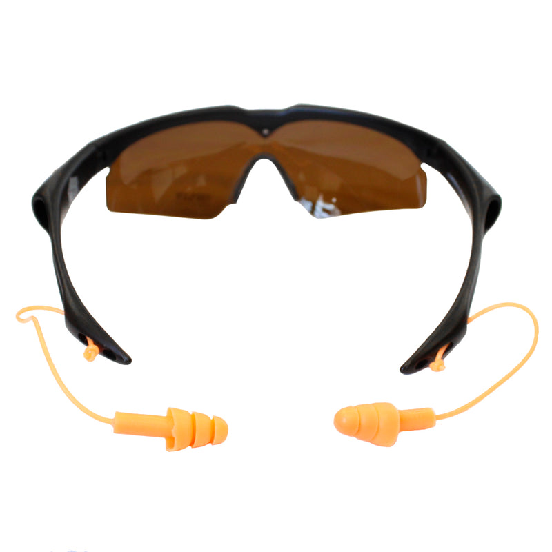 VISM Tactical Shooting Glasses with Ear Protection