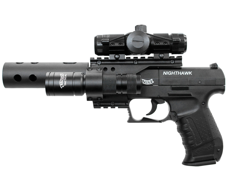 Walther Full Metal Nighthawk Tactical Co2 .177 Pellet Gun Air Pistol