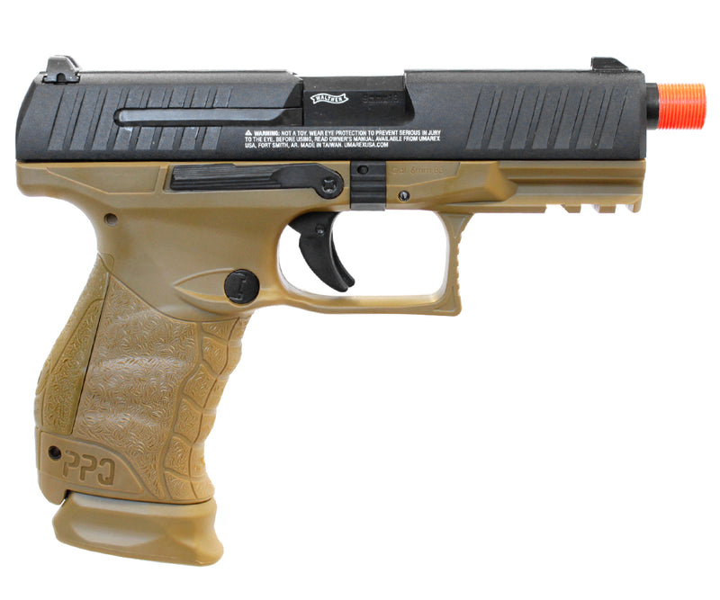 WALTHER PPQ Tactical SD NAVY Gas Blowback Airsoft Pistol by Elite Force