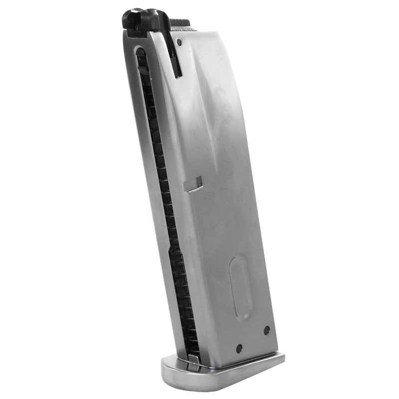 WE Tech M9 24rd Gas Blow Back Airsoft Pistol Magazine - Silver