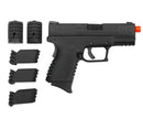 WE TECH DM 3.8 Compact Gas Blowback Airsoft Pistol - Black