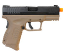 WE TECH DM 3.8 Compact Gas Blowback Airsoft Pistol - Dark Earth