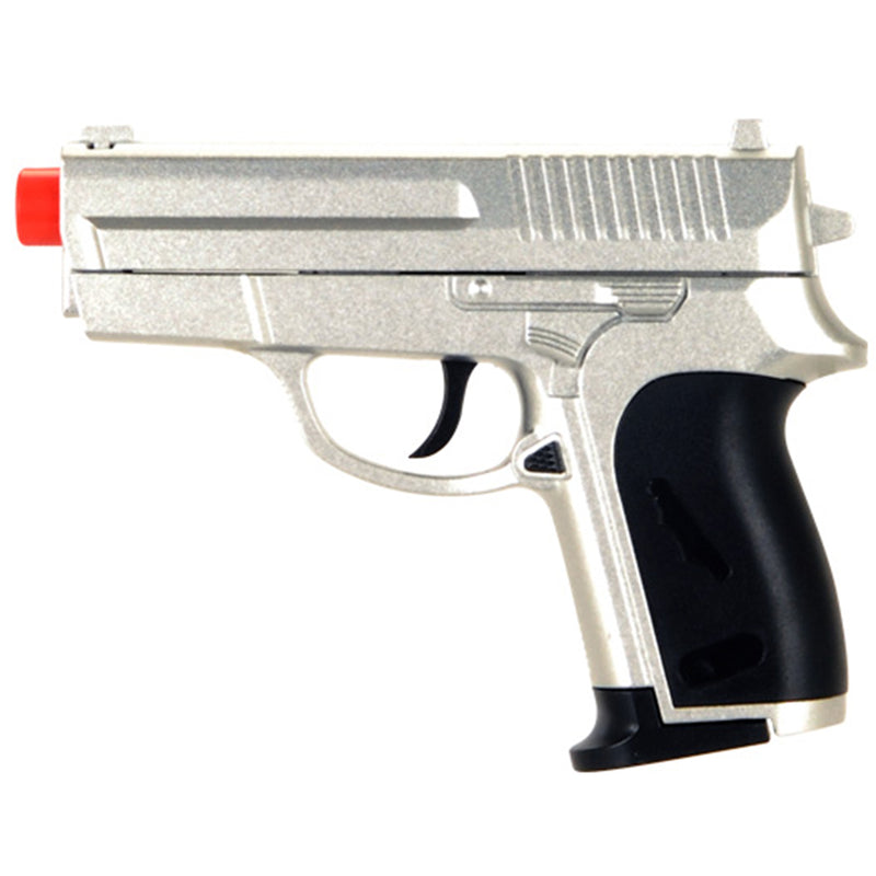 CYMA Full Metal ZM01 Airsoft Gun Spring Pistol - Silver